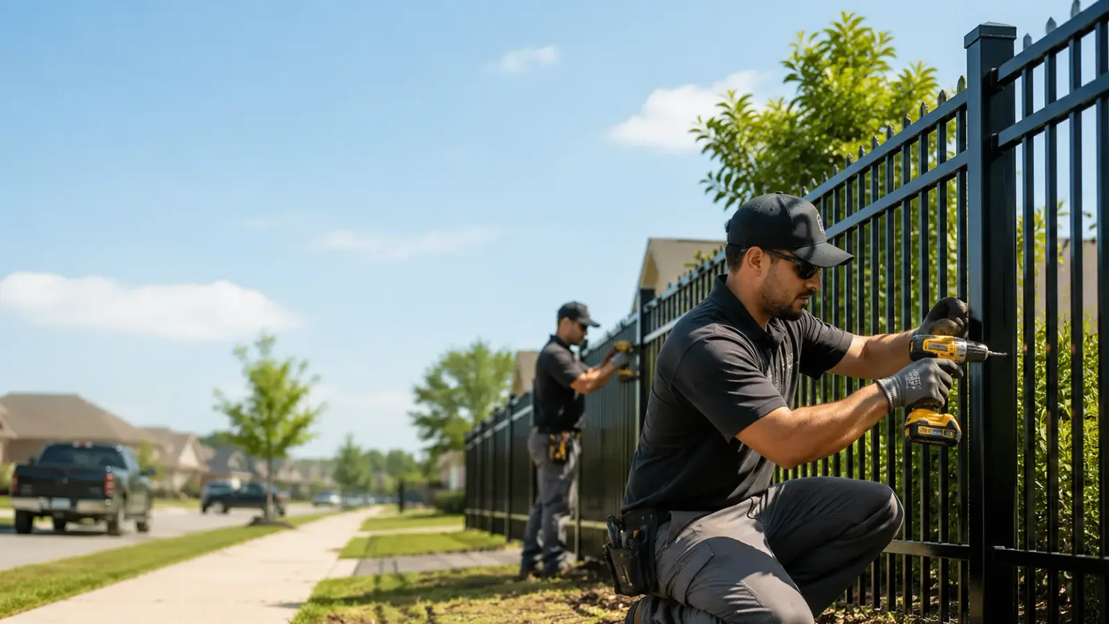 Metal Fence Installation in Pomona, IL